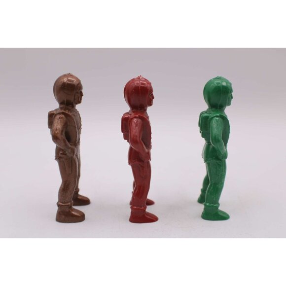 Ajax/Premier Spaceman Astronaut Figures 3pc Plastic Action 1950-60s Vintage Toys - Picture 2 of 9